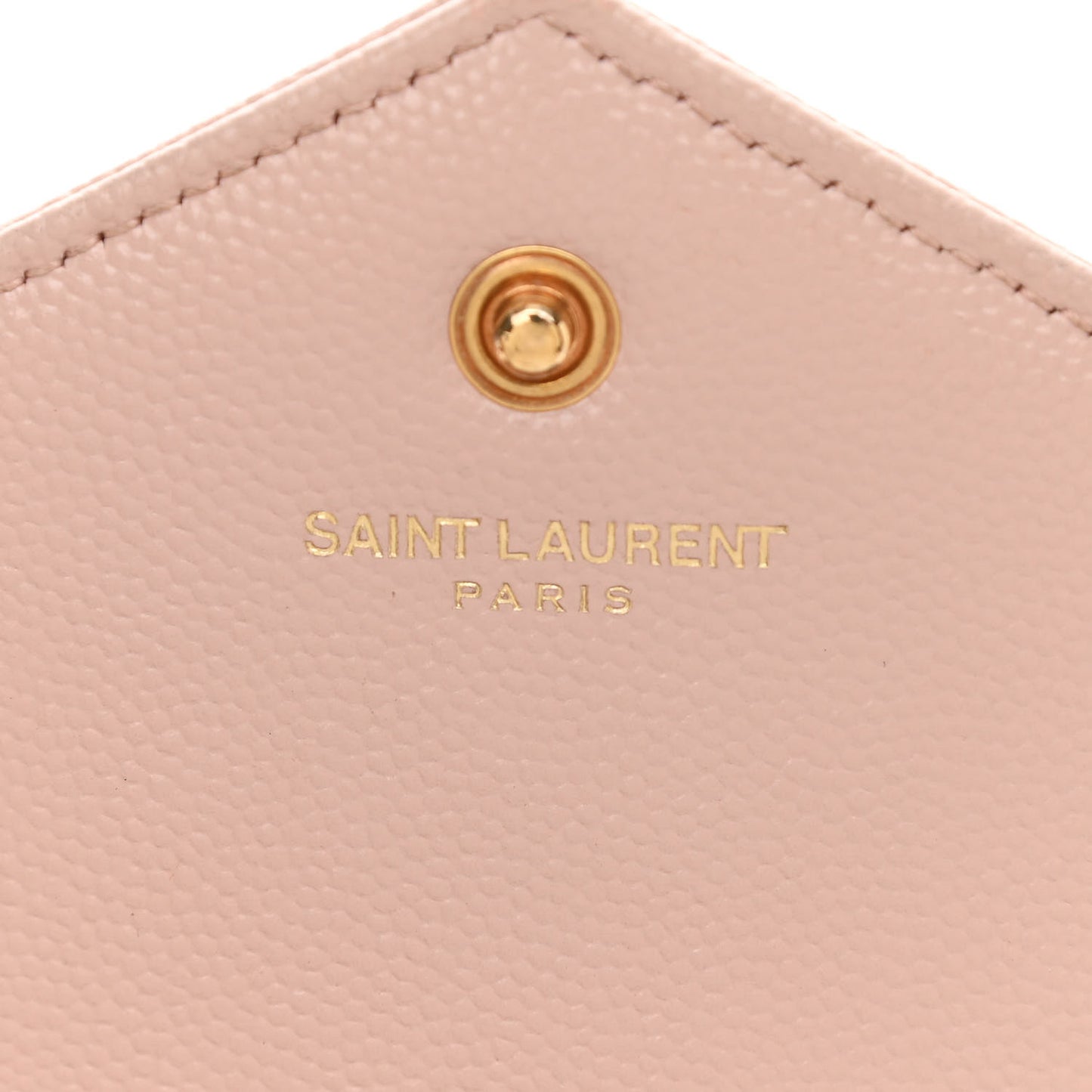 Grain De Poudre Matelasse Chevron Monogram Chain Wallet Pale Blush