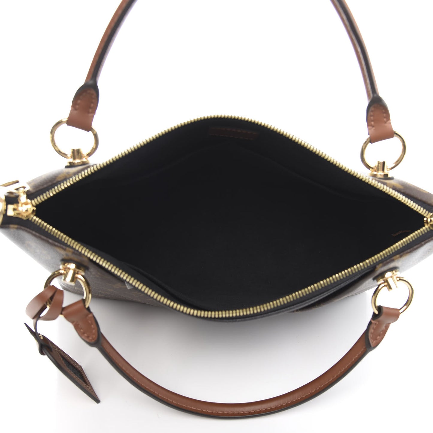 Monogram V Tote MM Black