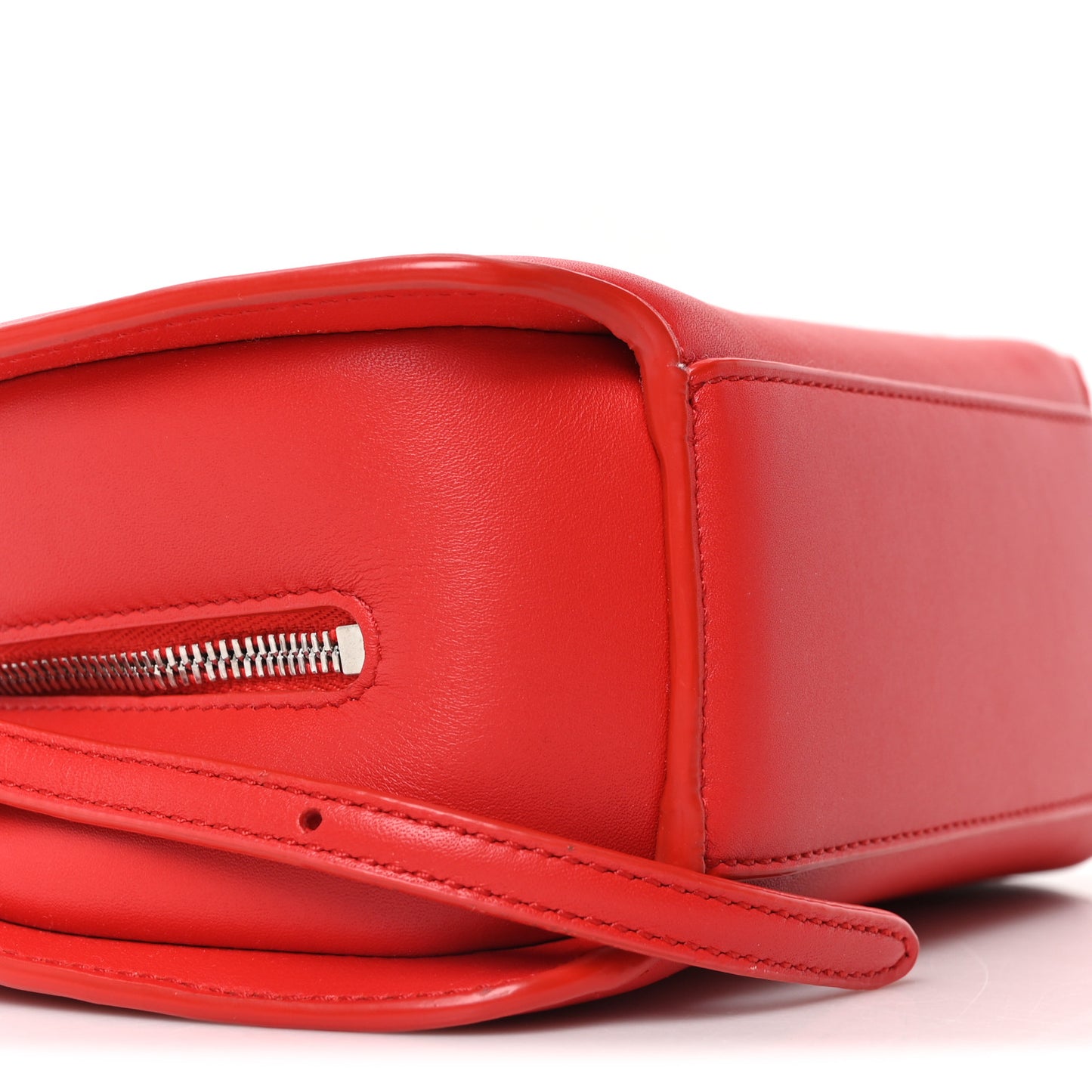 Smooth Calfskin Sesia Crossbody Fire Red