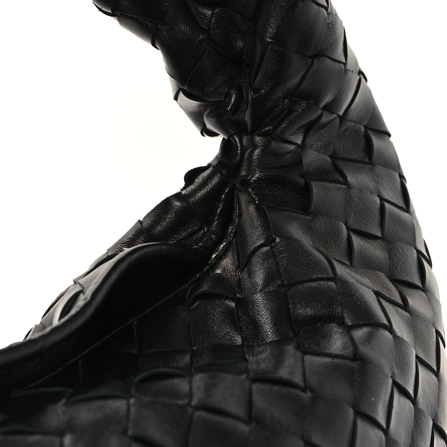 Bottega Veneta Calfskin Intrecciato Small Hop Black 12 of 12