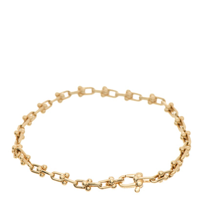 Tiffany 18K Yellow Gold Micro HardWear Link Bracelet 2 of 4