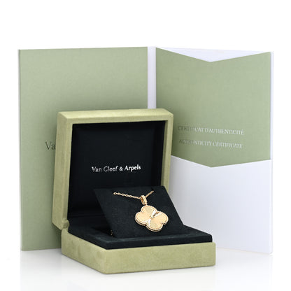 Van Cleef & Arpels 18K Yellow Gold Guilloche Magic Alhambra Long Necklace 5 of 5