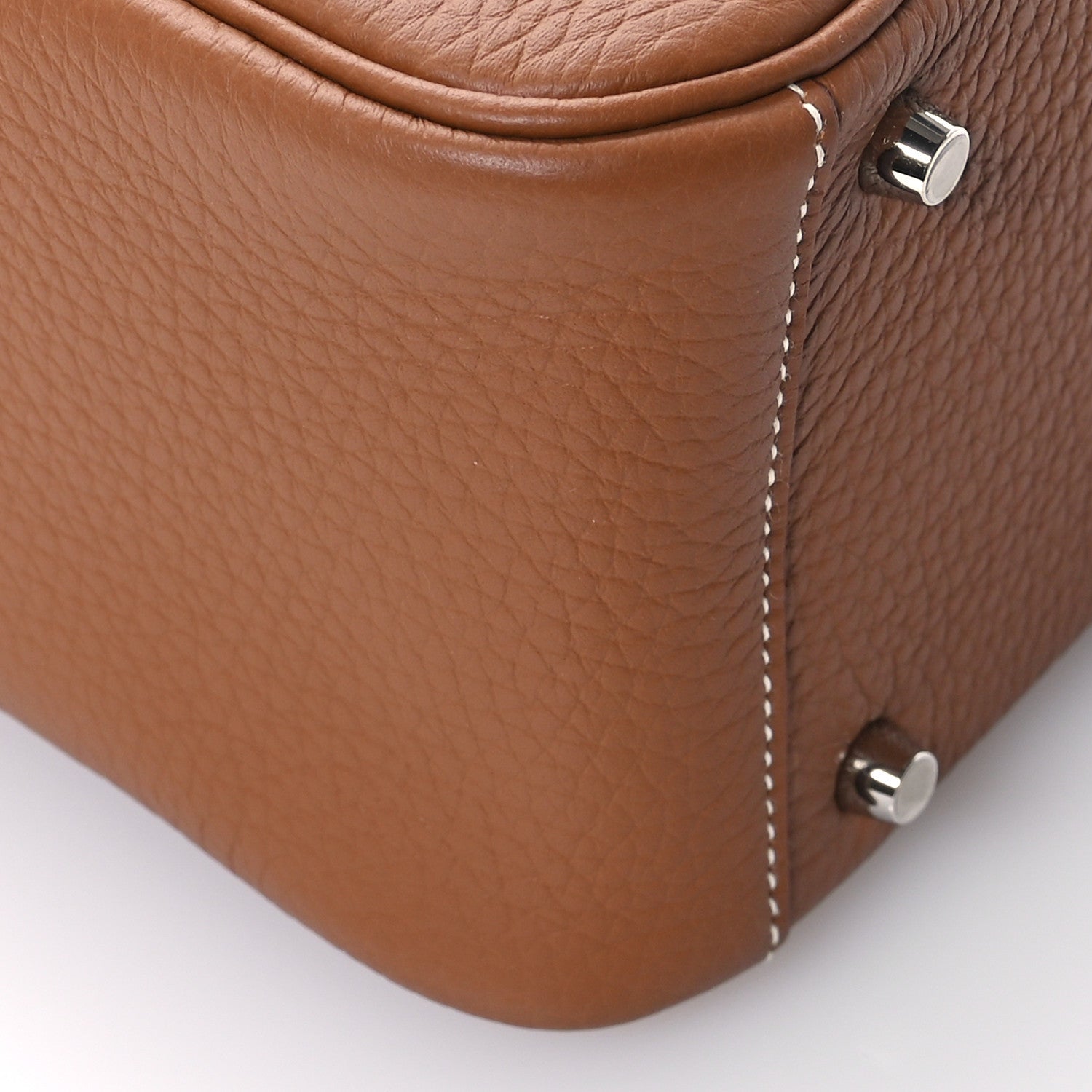 Hermes Taurillon Clemence Mini Lindy 20 Gold 9 of 10