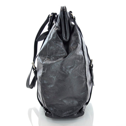 Prada Leather Large New Look Tote Black 5 of 10