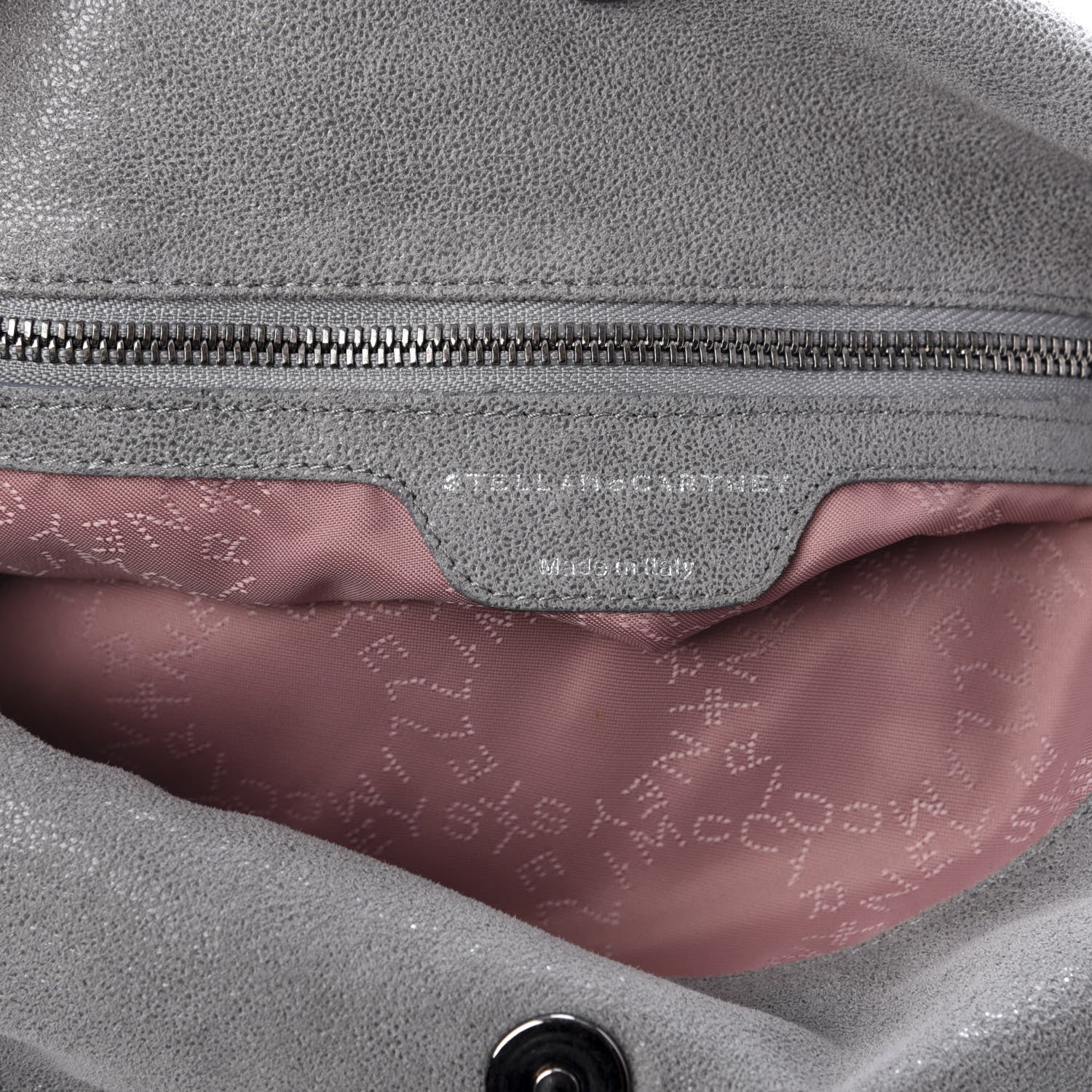Stella McCartney Shaggy Deer Small Falabella Tote Grey 6 of 9