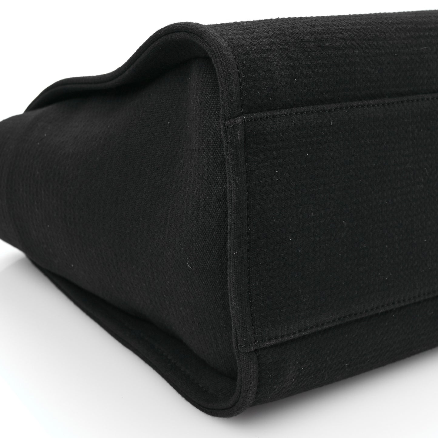 Mixed Fibers Medium Deauville Tote Black