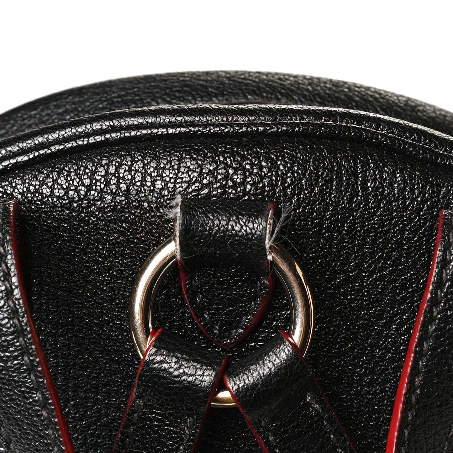 Goatskin Madras Backpack Black