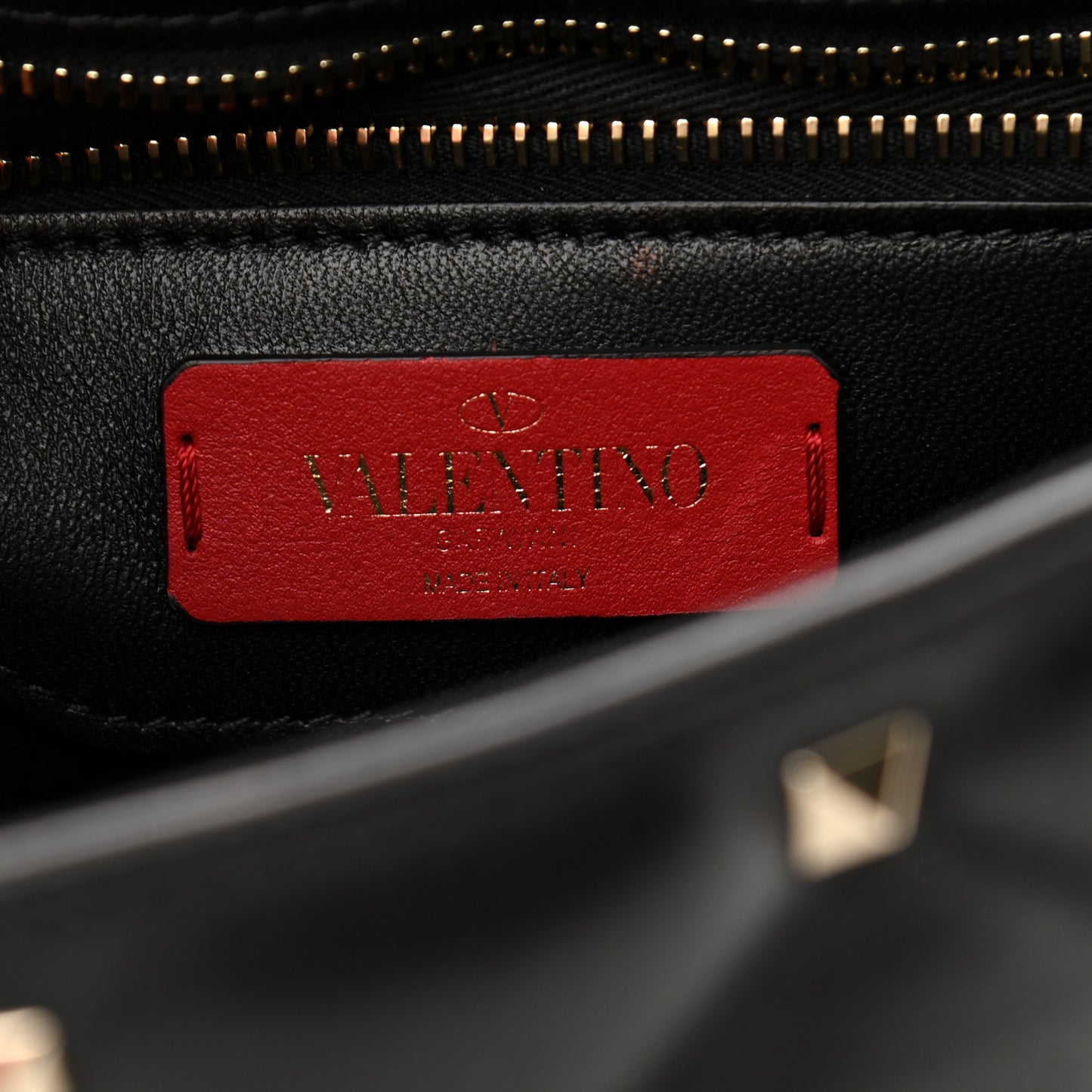 Nappa Small Candystud Crossbody Black