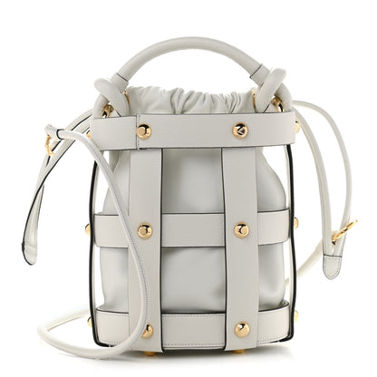Salvatore Ferragamo Calfskin Cage Bag White 1 of 10