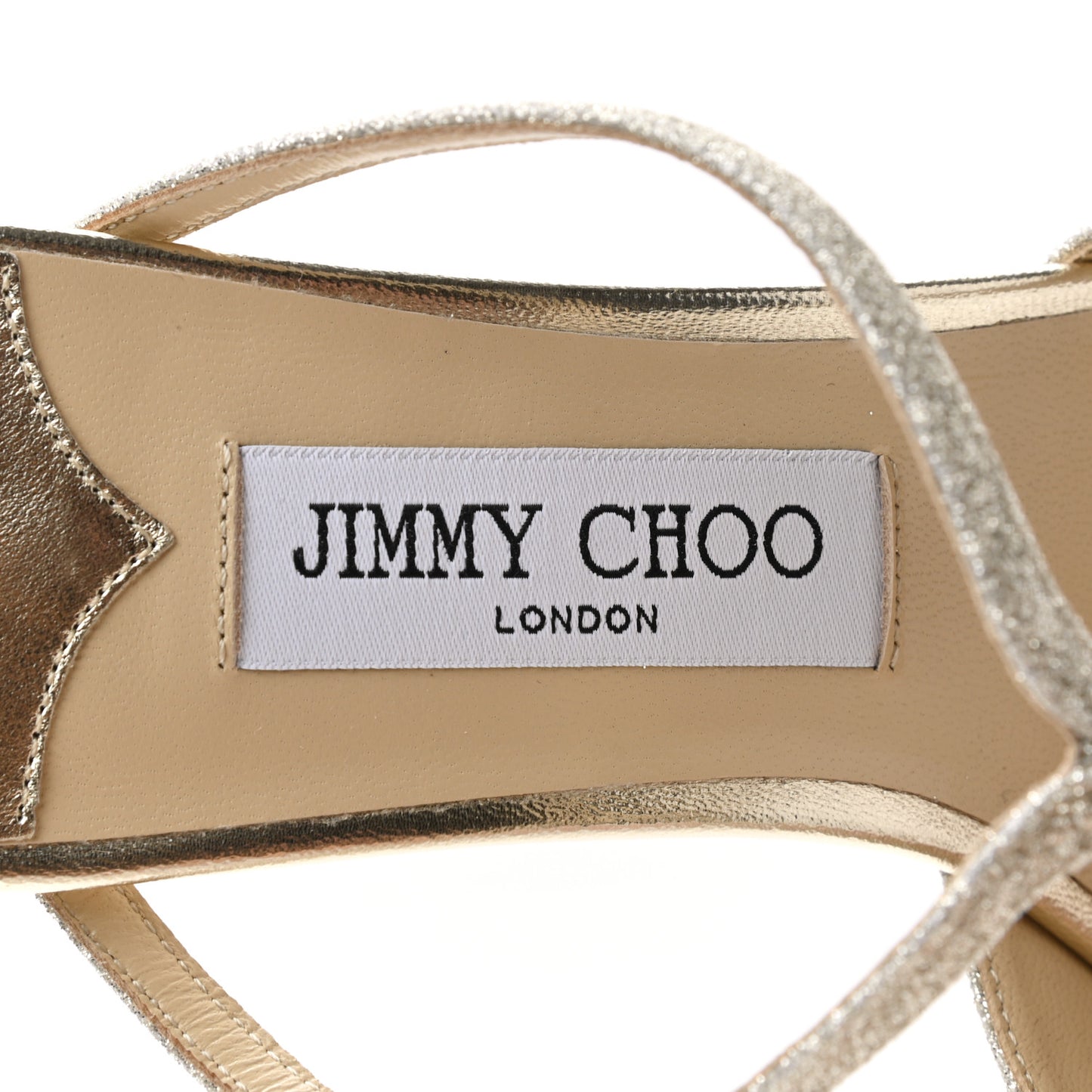Dusty Glitter Anise 75 Sandals 38.5 Platinum Ice