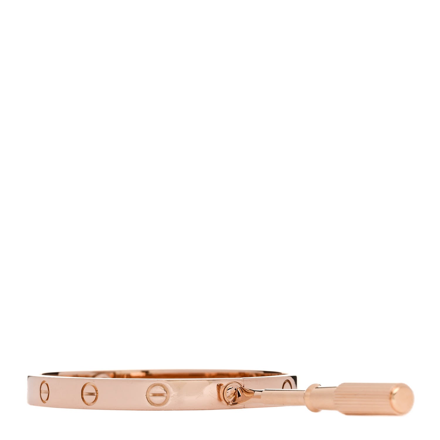 Cartier 18K Pink Gold LOVE Bracelet 17 3 of 9