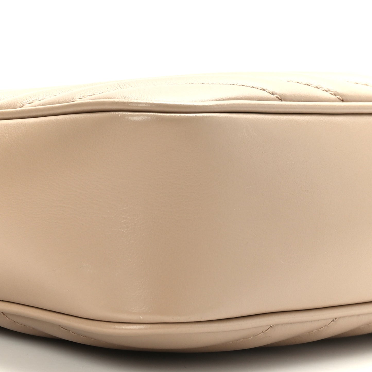 Calfskin Matelasse Monogram Lou Camera Bag Dark Beige