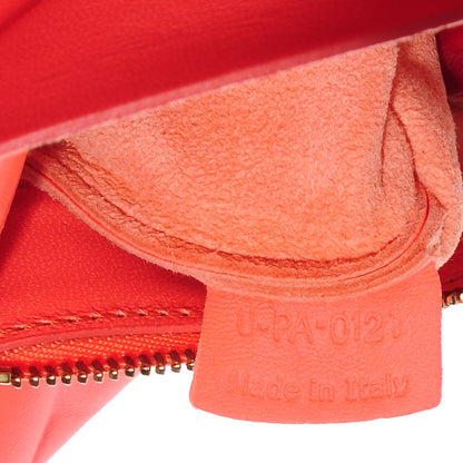 Celine Lambskin Horizontal Cabas Fluo Peach 6 of 7