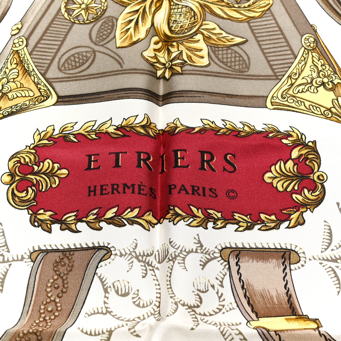 Silk Concours D Etriers Scarf 90