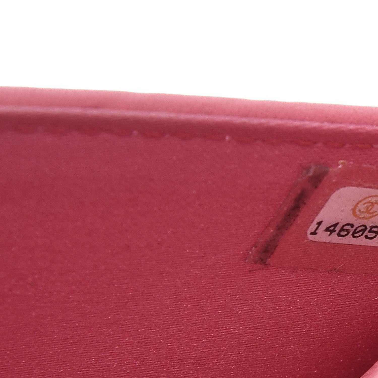 Chanel Lambskin Camellia Embossed Wallet On Chain WOC Pink 7 of 8