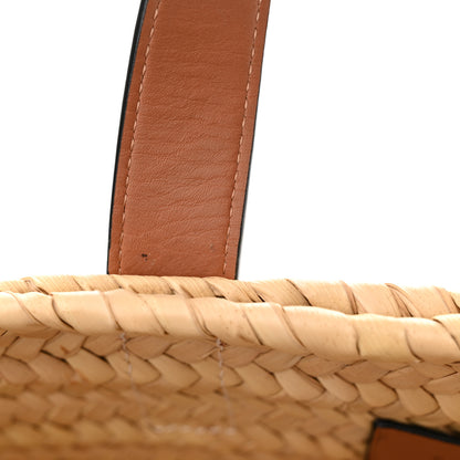 Loewe X MY NEIGHBOR TOTORO Raffia Dust Bunnies Basket Tote Bag Black Tan 11 of 15