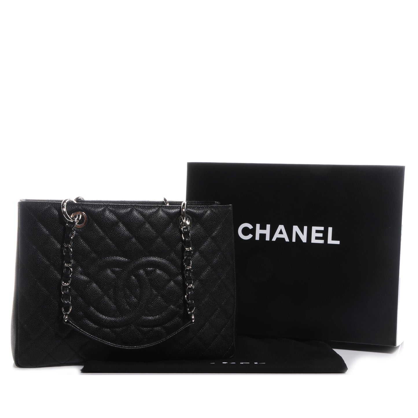 Caviar Grand Shopping Tote GST Black