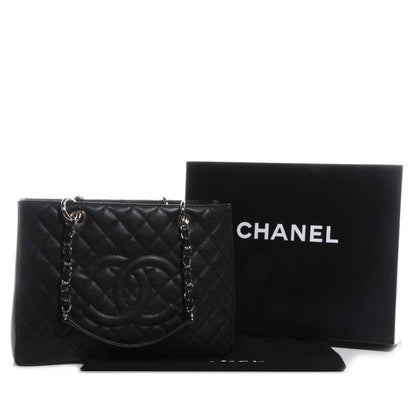 Chanel Caviar Grand Shopping Tote GST Black 5 of 8