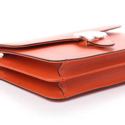 Gucci Dollar Calfskin Interlocking G Shoulder Bag Sun Orange 6 of 7