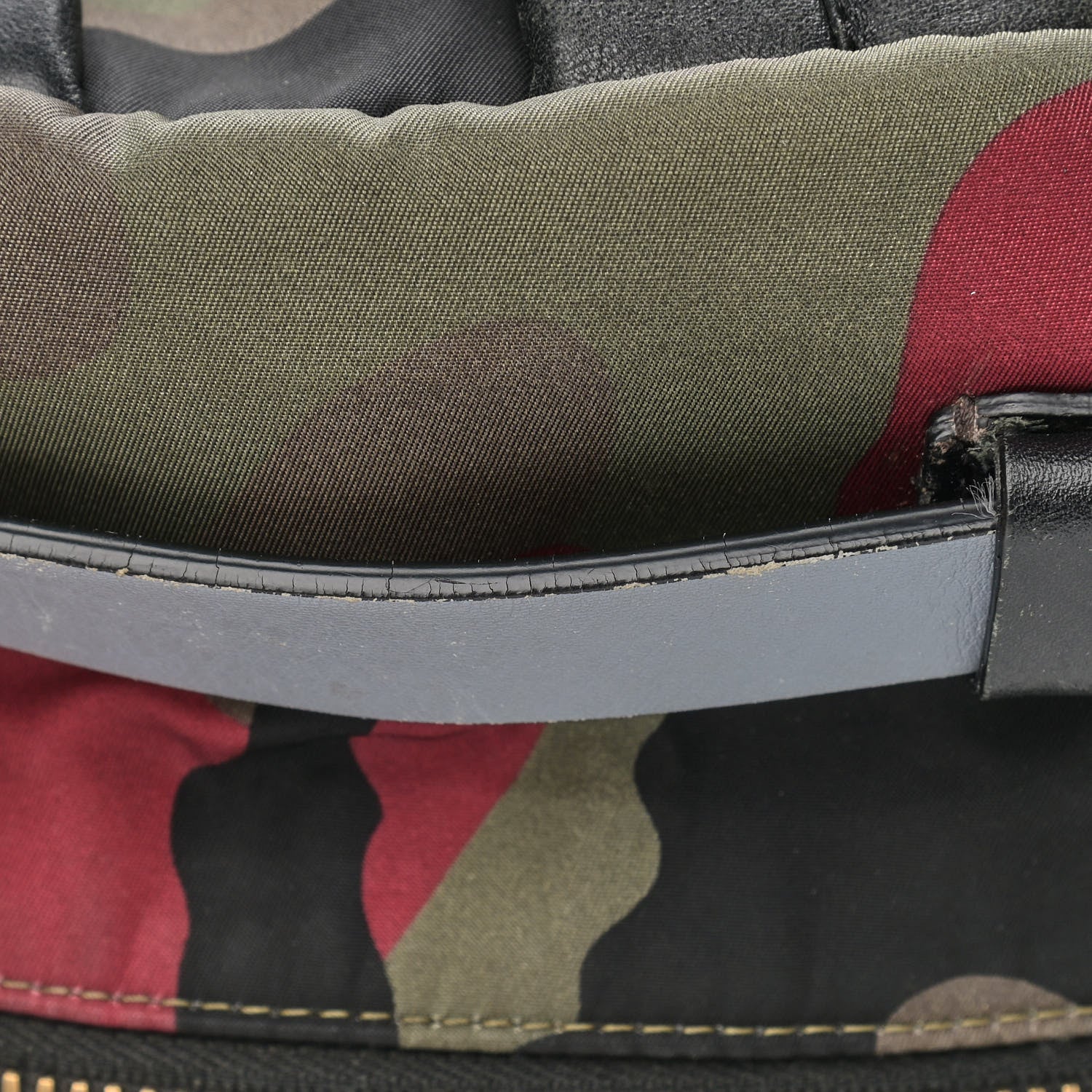 Valentino Garavani Nylon Camouflage Print Backpack Green White Black Red 14 of 17