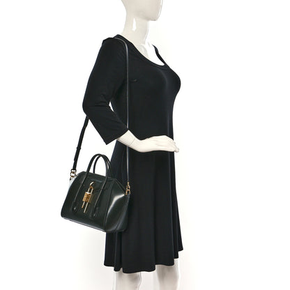 Givenchy Box Calfskin Lock Antigona Shoulder Bag Green Forest 2 of 9