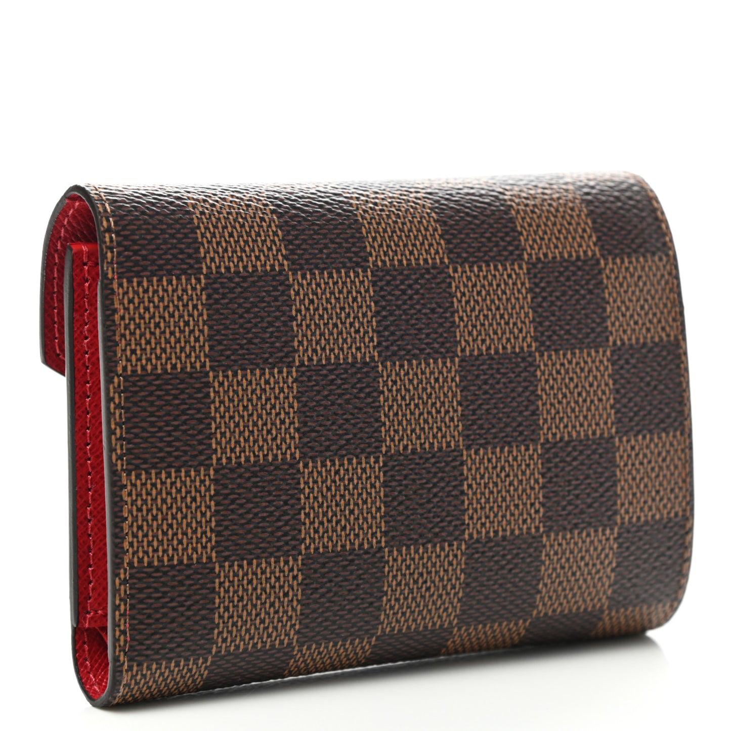 Damier Ebene Victorine Wallet Red
