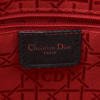 Christian Dior Lambskin Cannage Large Lady Dior Black 6 of 16