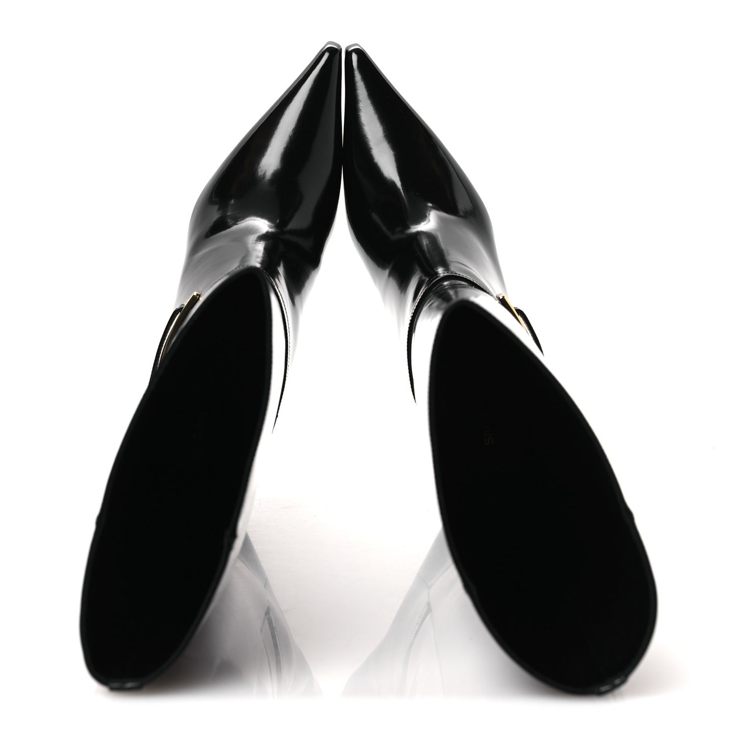 Vitello Marilyn Hacker 70mm Luz Boots 39.5 Black
