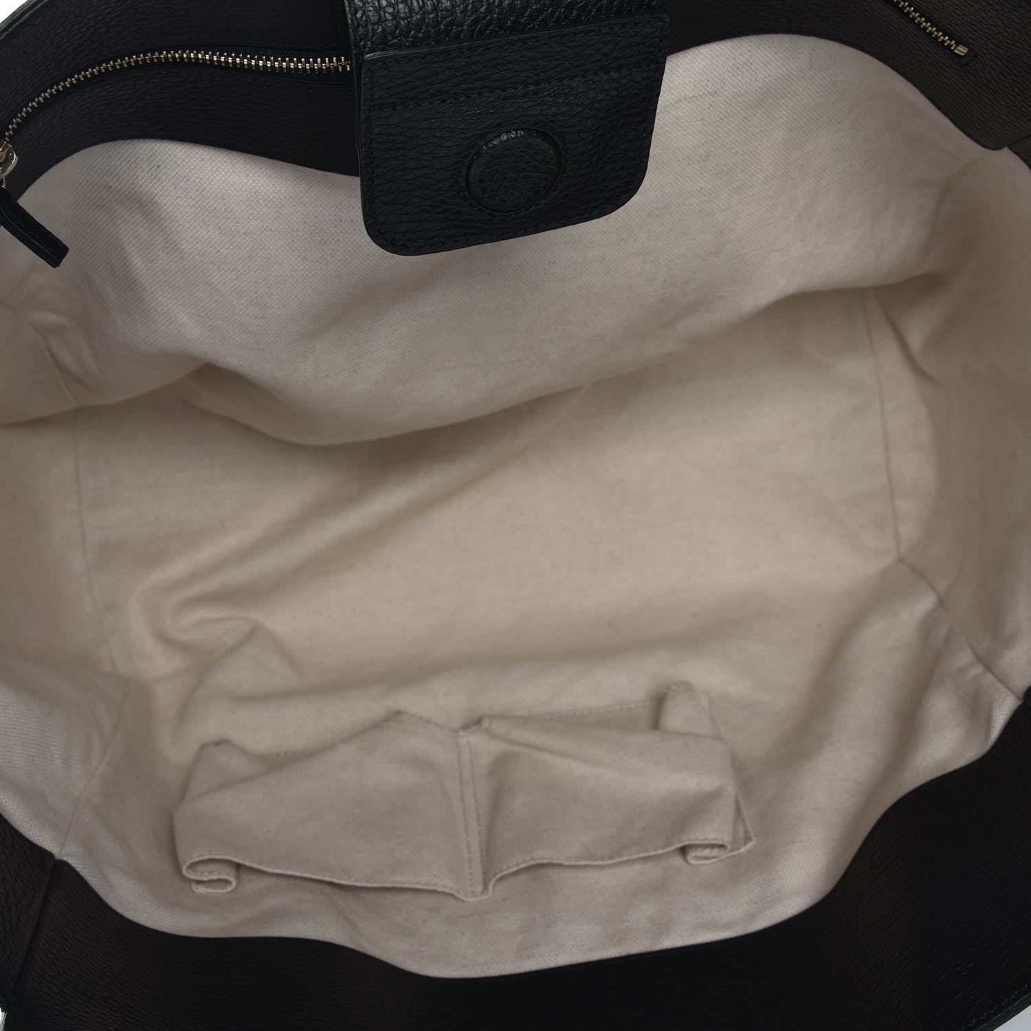 Gucci Pebbled Calfskin Medium Swing Tote Black 6 of 6
