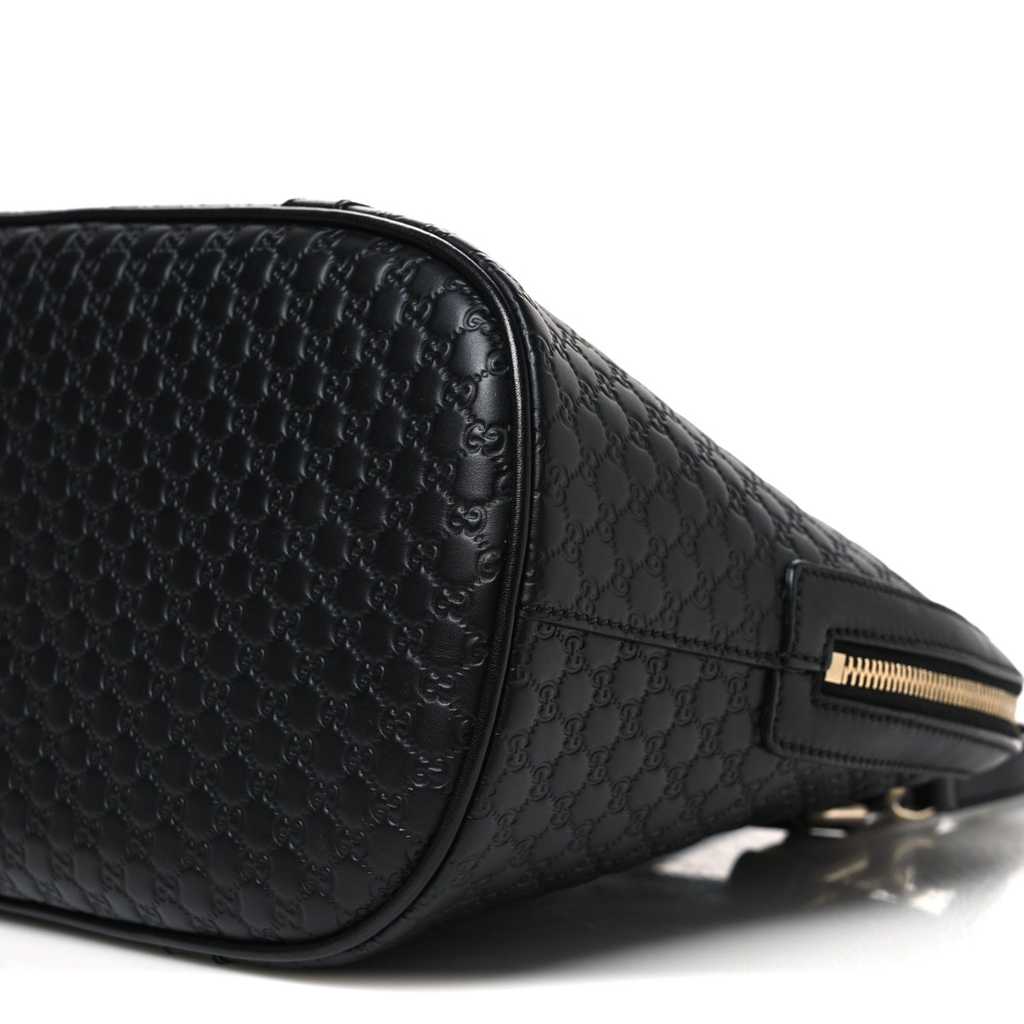 Microguccissima Medium Dome Bag Black