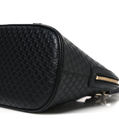 Gucci Microguccissima Medium Dome Bag Black 10 of 11