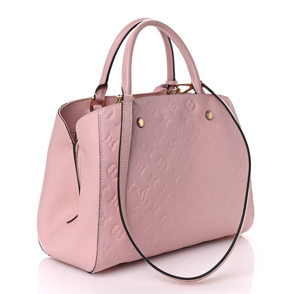 Louis Vuitton Empreinte Montaigne MM Rose Ballerine 3 of 10