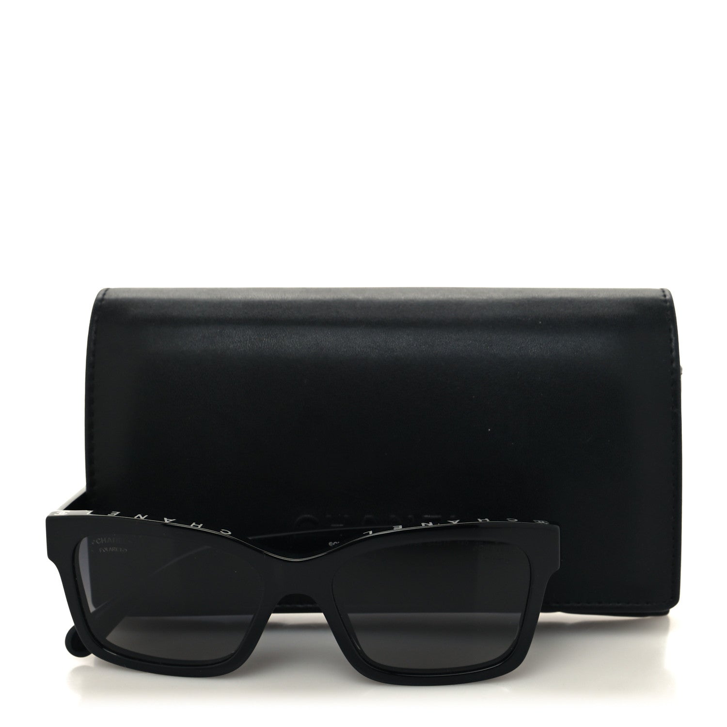 Chanel Acetate Square Sunglasses 5417 Black 8 of 8