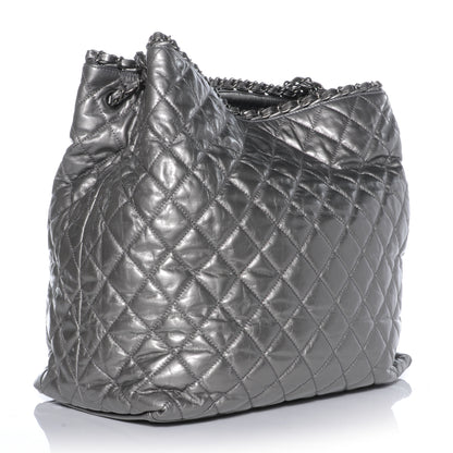 Chanel Calfskin Large Chain Me Tote Light Silver 3 of 8