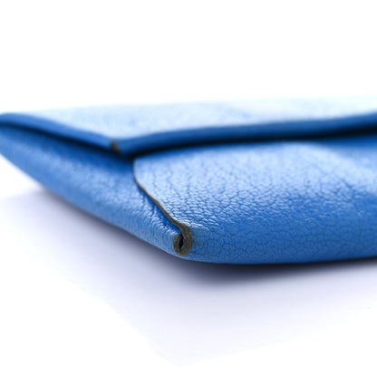 Hermes Chevre Mysore Bastia Coin Purse Bleu Hydra 12 of 13