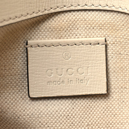 Gucci Azalea Calfskin Web Mini Horsebit 1955 Shoulder Bag Mystic White 6 of 10