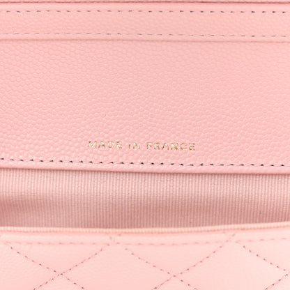 Chanel Caviar Quilted Glasses Case With Chain Light Pink 7 of 14