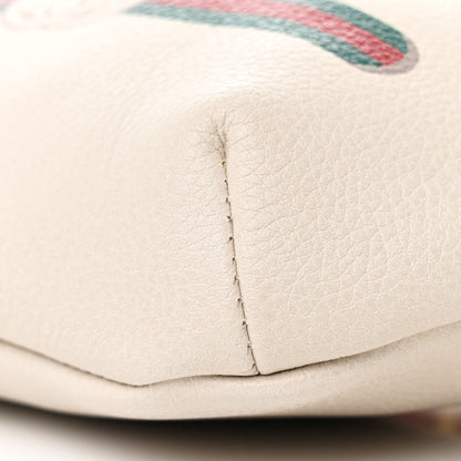 Gucci Grained Calfskin Small Logo Belt Bag White 10 of 13