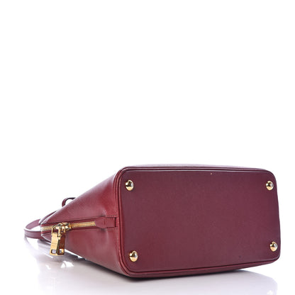 Prada Saffiano Lux Medium Promenade Tote Cherry 4 of 14