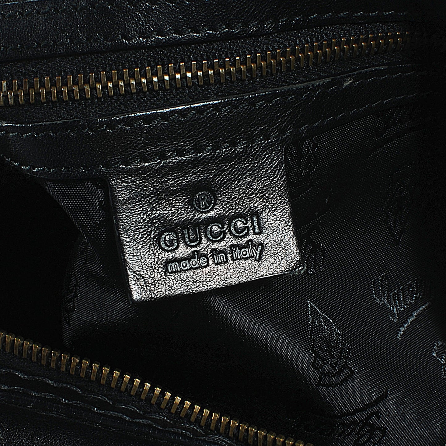 Leather Medium Jockey Hobo Black
