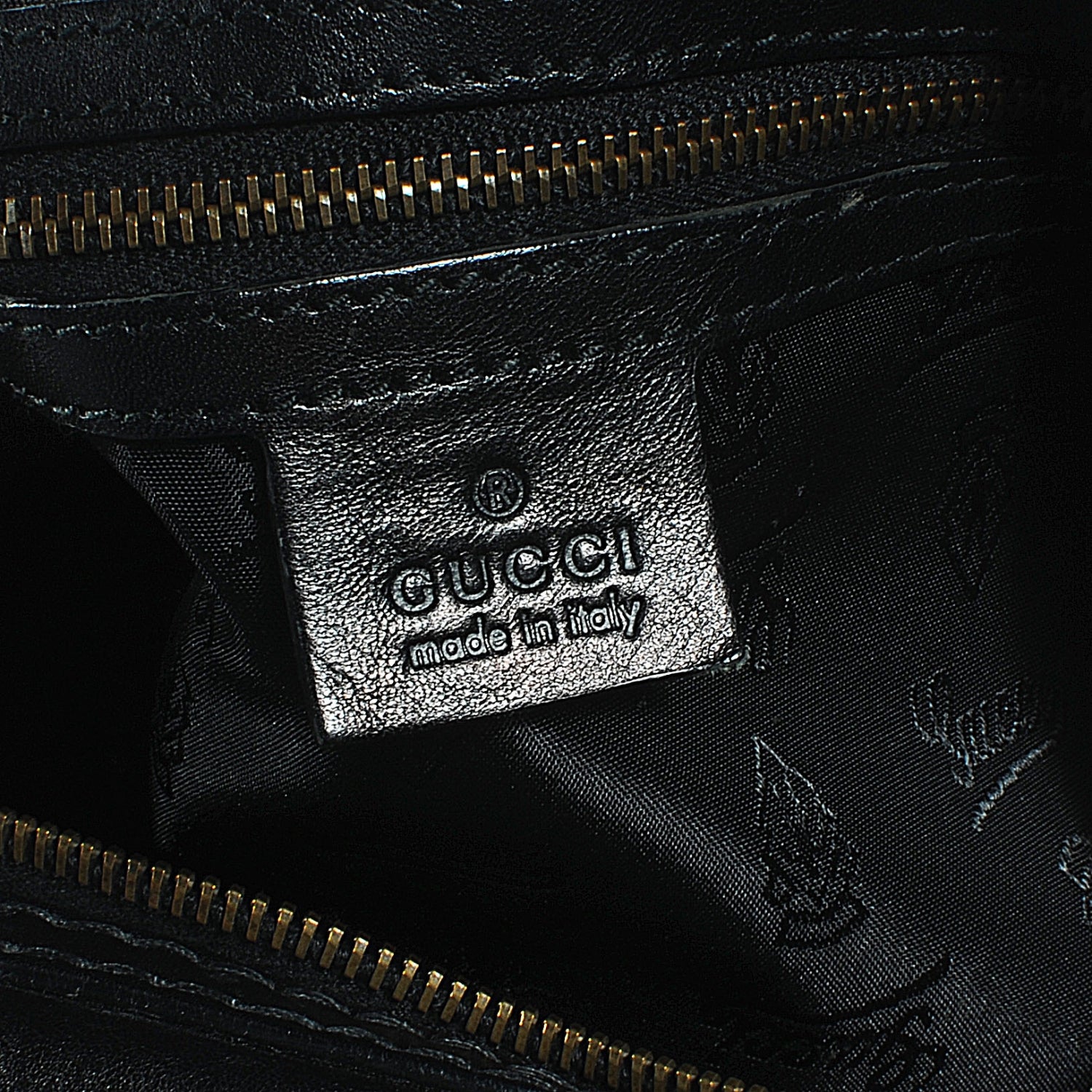 Gucci Leather Medium Jockey Hobo Black 3 of 9