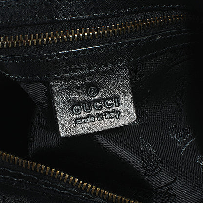 Gucci Leather Medium Jockey Hobo Black 3 of 9