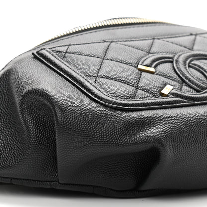 Chanel Caviar Quilted Filigree Waist Bag Black 9 of 11