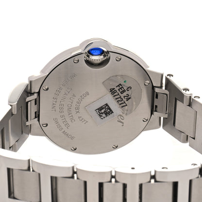 Cartier Stainless Steel 33mm Ballon Bleu De Cartier Automatic Watch 4 of 5
