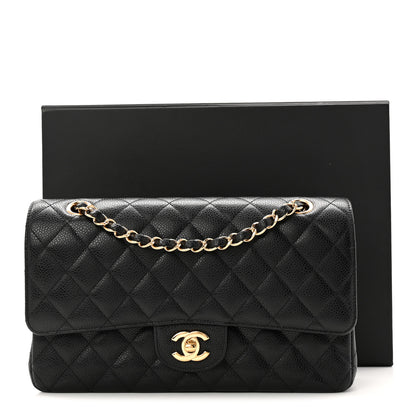 Chanel Caviar Quilted Medium Double Flap Black 11 of 11