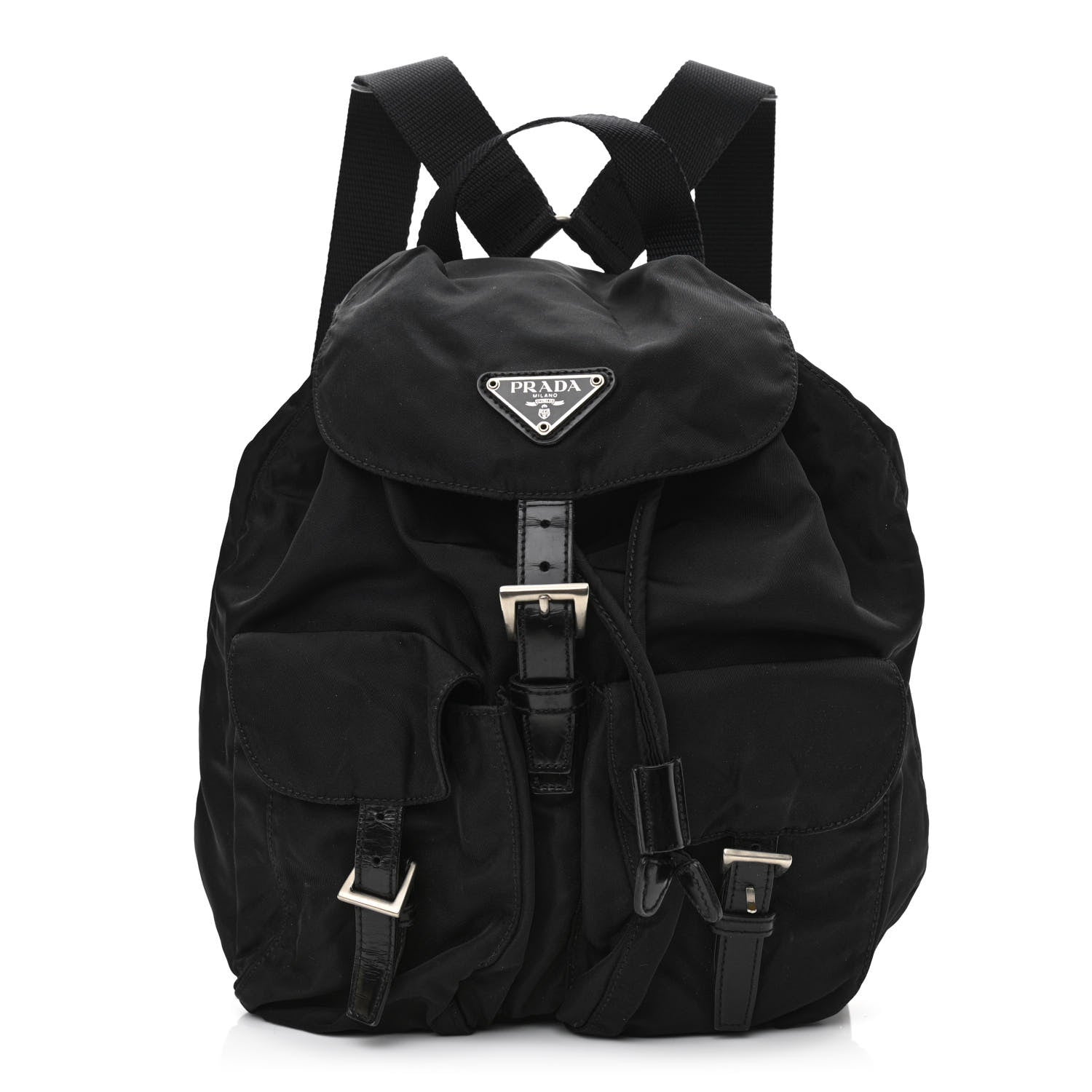 Prada Tessuto Nylon Vela Small Backpack Black 1 of 11