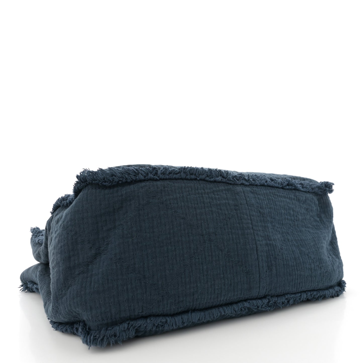Canvas Extra Large Double Face Shopping Tote Dark Blue