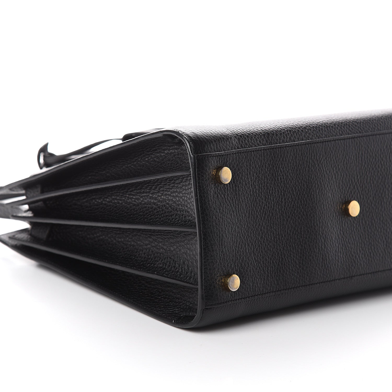 Saint Laurent Grained Calfskin Small Sac De Jour Black 7 of 8