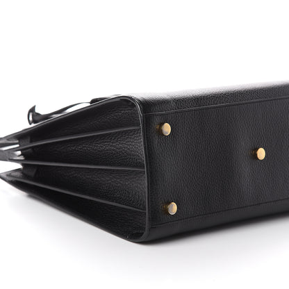 Saint Laurent Grained Calfskin Small Sac De Jour Black 7 of 8