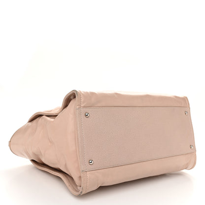 Chanel Glazed Calfskin Medium Deauville Tote Light Pink 4 of 15